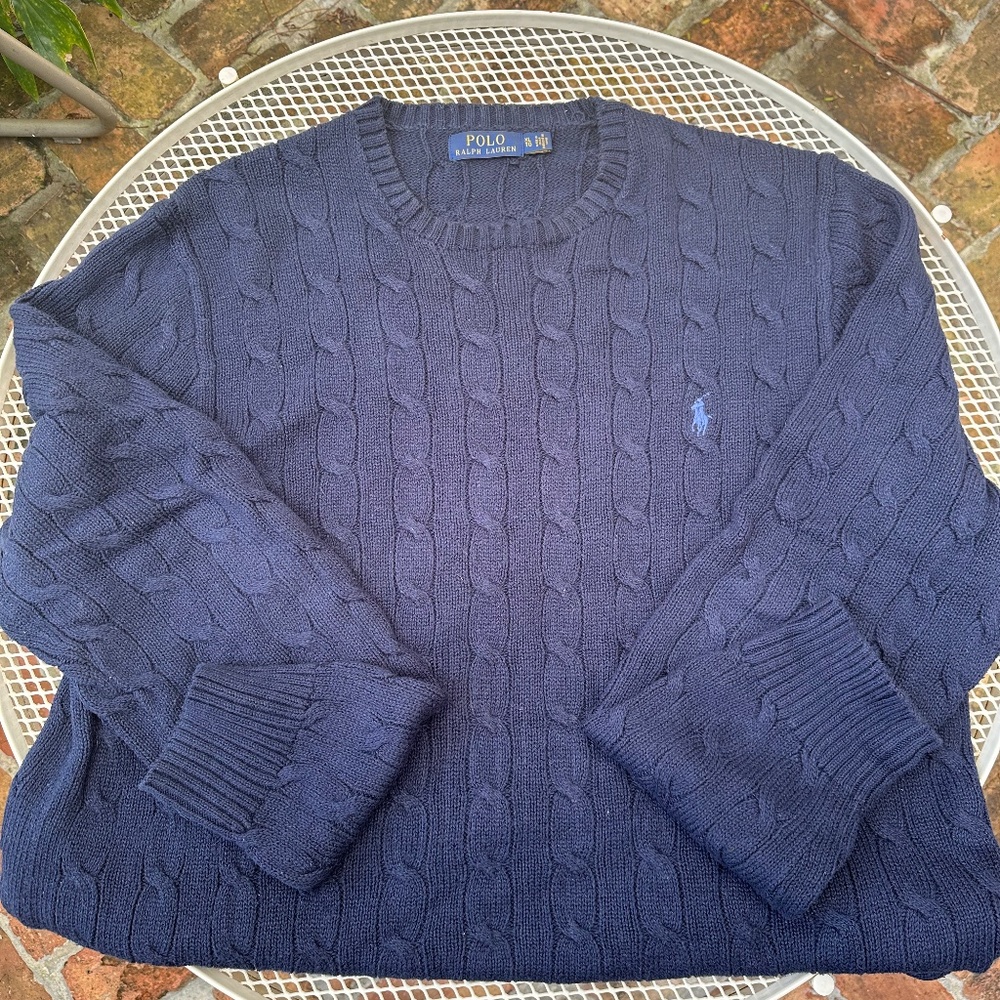 Polo cotton sweater